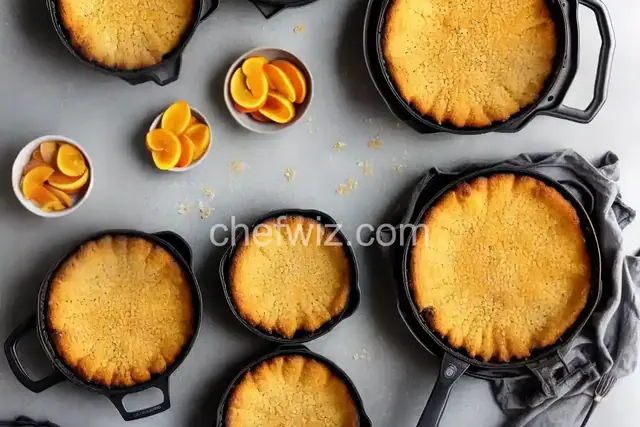 Air Fryer Peach Cobbler