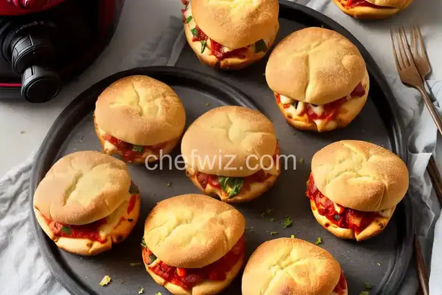 Air Fryer Pizza Bombs