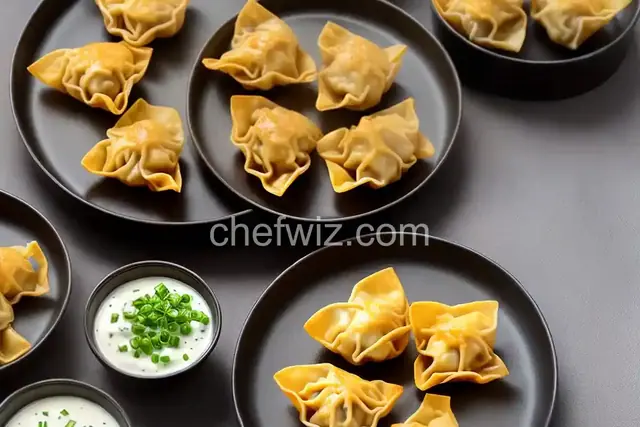 Air Fryer Pork Wontons