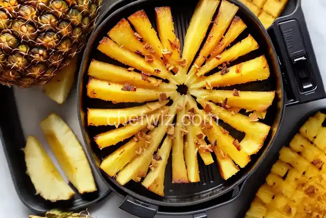 Air Fryer Roasted Pineapple