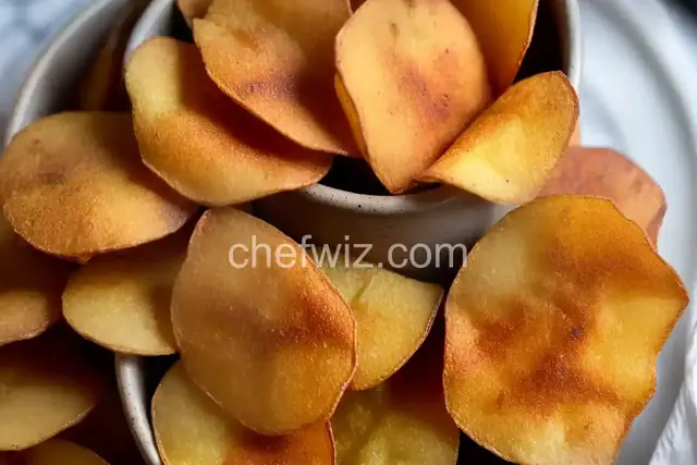 Air Fryer Salt and Vinegar Potato Chips
