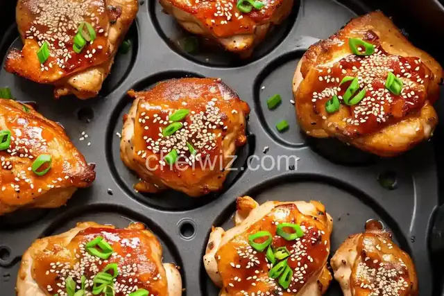 Air Fryer Sesame Chicken Thighs