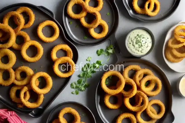 Air Fryer Spicy Onion Rings