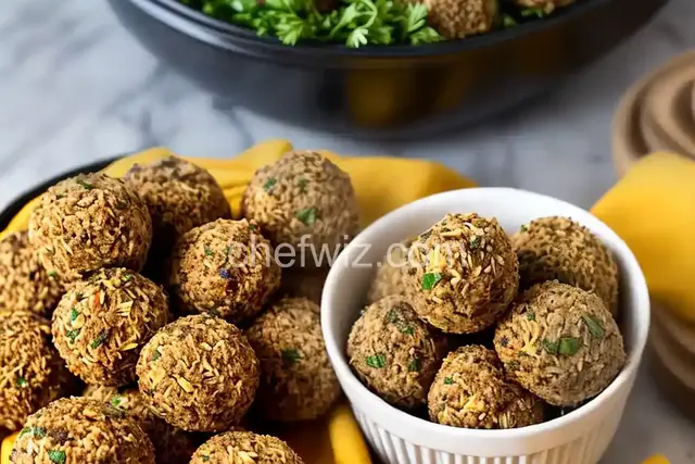 Air Fryer Stuffing Balls