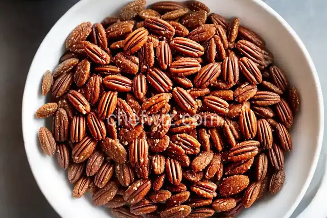 Air Fryer Sugared Pecans