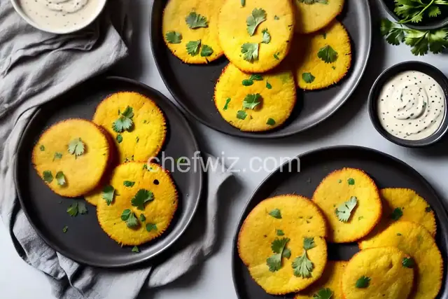 Air Fryer Tostones with Creamy Mojo Dipping Sauce