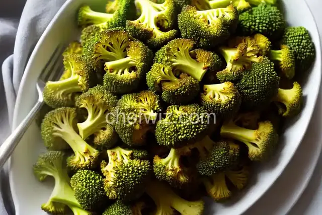 Air fried Romanesco Broccoli
