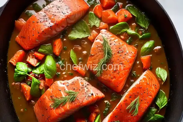 Alaska Sockeye Salmon with Herbs and Garlic