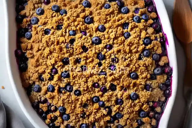 Alexander's Blueberry Crisp