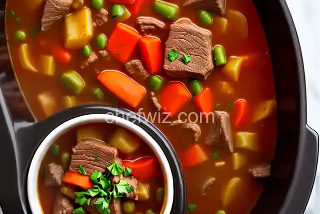 Alison's Slow Cooker Vegetable Beef Soup