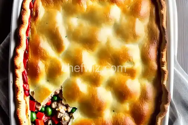 All-Crust Sheet Pan Chicken Pot Pie