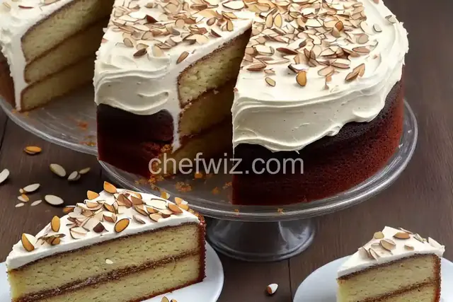 Almond Camo Cake