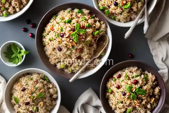 Almond Cranberry Rice Pilaf