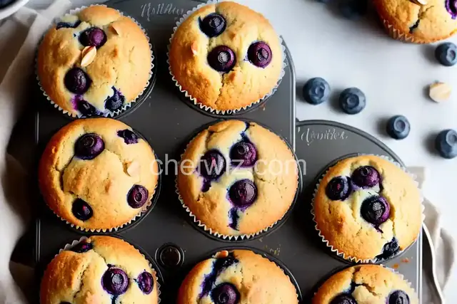 Almond Flour Blueberry Muffins (Gluten Free)