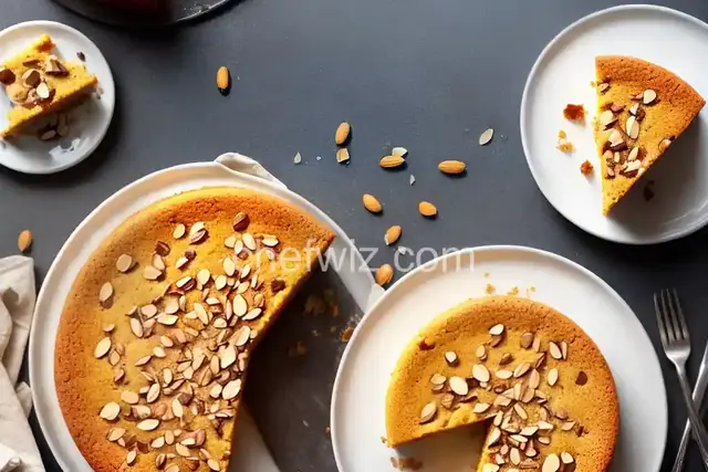 Almond Honeycomb Cake