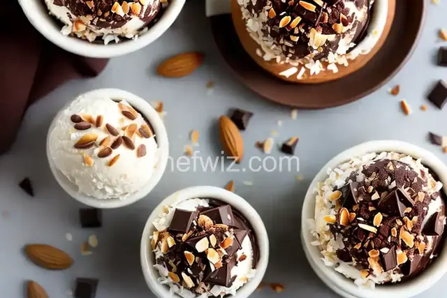 Almond Joy (Toasted Coconut with Dark Chocolate and Almonds) Ice Cream Recipe