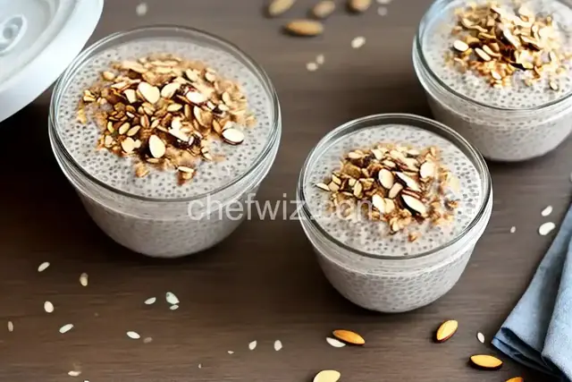 Almond Milk Overnight Chia Oats
