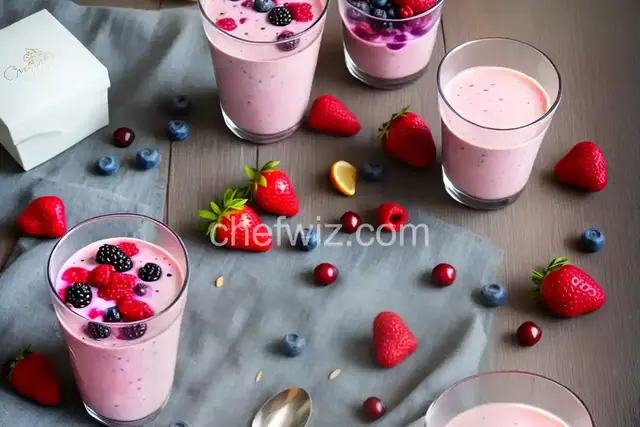 Almond Milk and Berry Smoothie