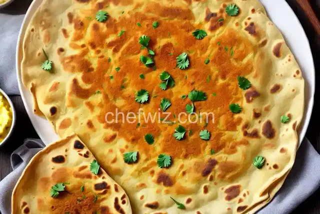 Aloo Paratha With Spiced Potato Filling Recipe