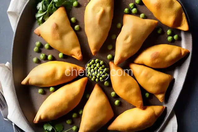 Aloo Samosa (Samosa Stuffed With Spiced Potato and Peas)