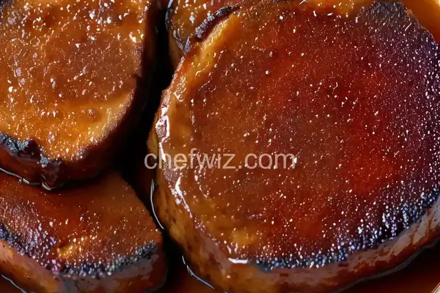 Alton Brown's Molasses-and-Coffee Pork Chops
