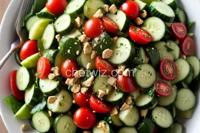 Amazing Cucumber Basil Salad