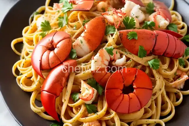 Amazing Seafood Pasta with Lobster