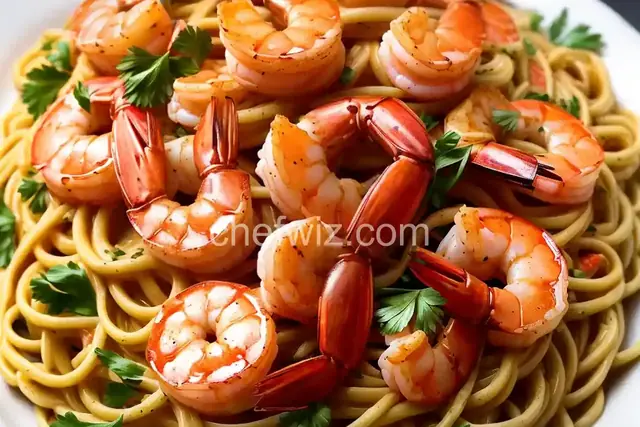 Amazing Shrimp and Langostino Lobster Linguine