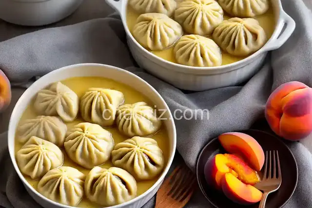 Amish Peach Dumplings