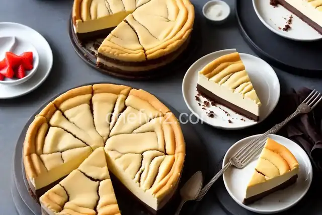 Amy's Marvelous Marbled Cheesecake