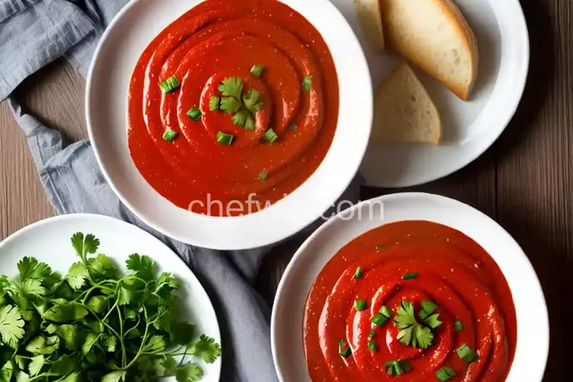 Ancho-Red Pepper Sauce