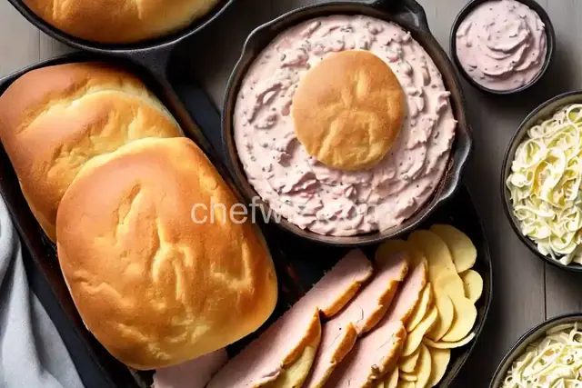 Anne's Hot Ham and Swiss Dip