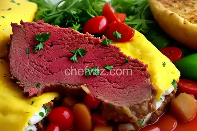 Anthony's Corned Beef and Hash Omelet