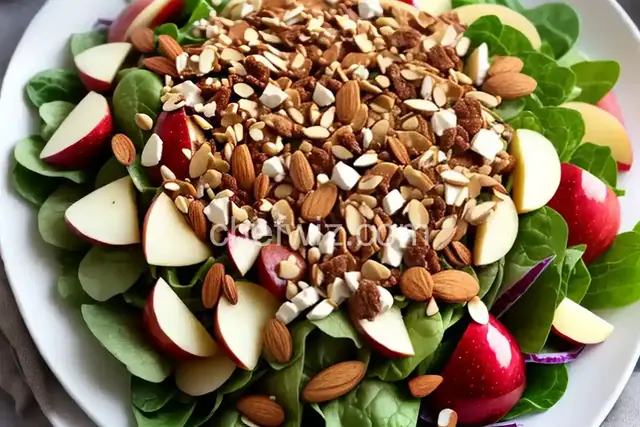 Apple Almond Crunch Salad