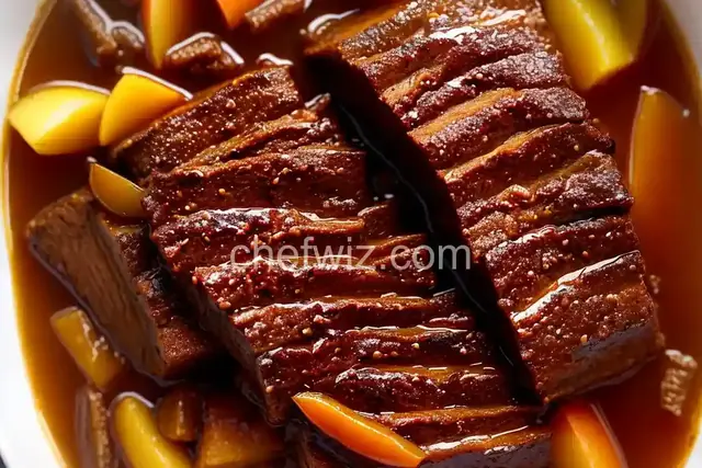 Apple Cider Braised Brisket
