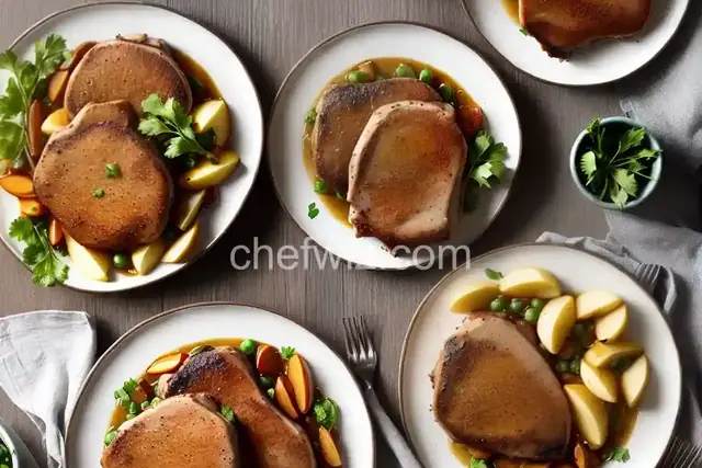 Apple Cider and Spice Pork Chops