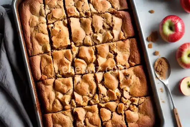 Apple Cinnamon Blondies