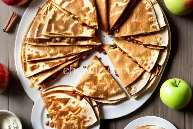 Apple Cinnamon Brie Quesadillas