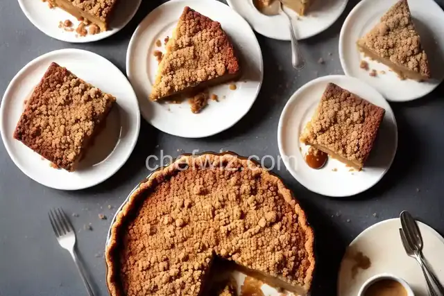 Apple Coffee Cake with Crumble Topping and Brown Sugar Glaze