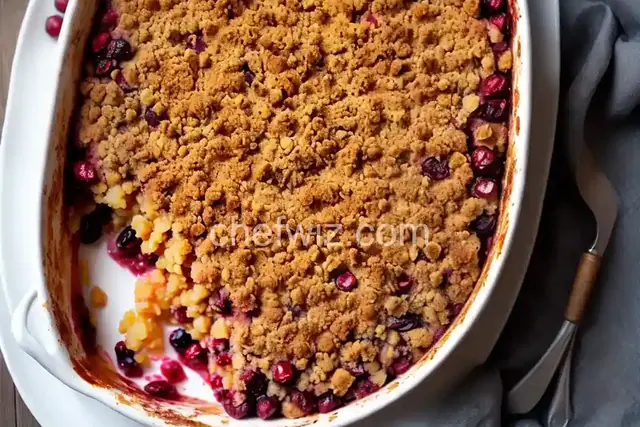 Apple-Cranberry Crumble