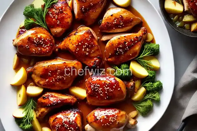Apple Honey Glazed Chicken