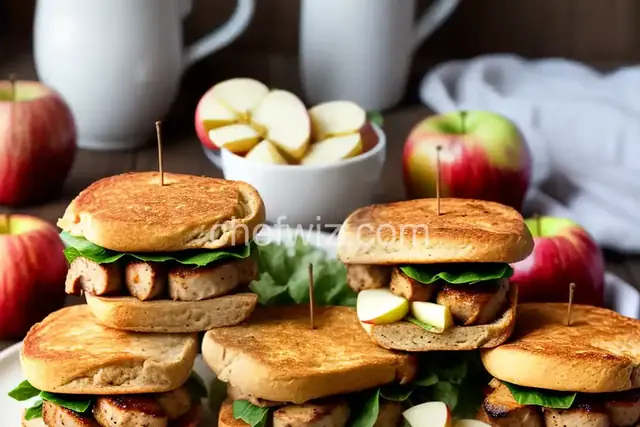 Apple-Maple Chicken Sausage Breakfast Sammies