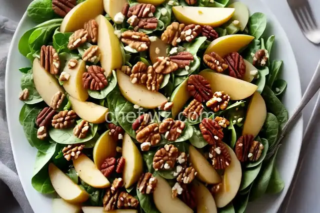 Apple, Pear and Walnut Salad