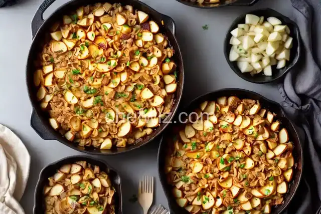 Apple, Potato and Onion Hash