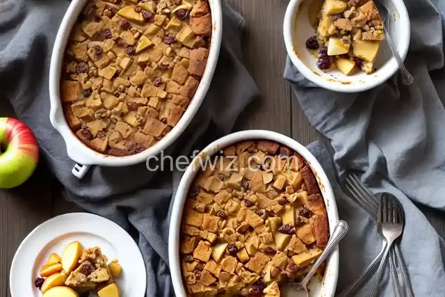 Apple-Raisin Breakfast Bread Pudding
