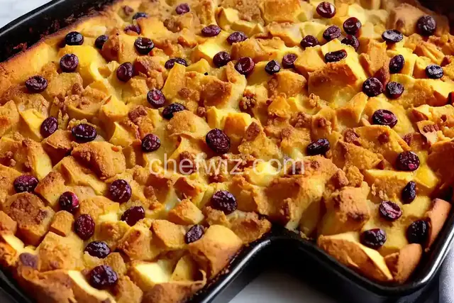 Apple Raisin French Toast Strata