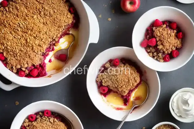 Apple-Raspberry Crisp