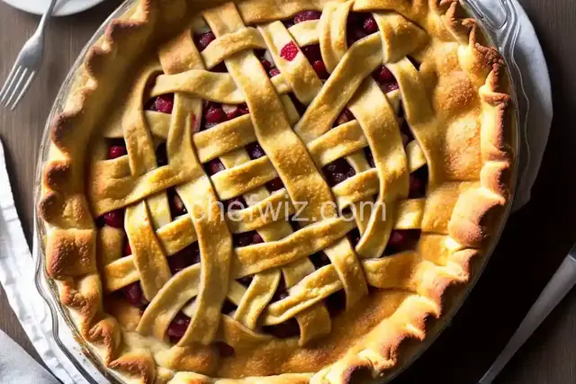 Apple-Rose Pie