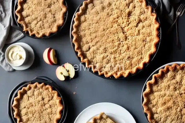 Apple Streusel Pie