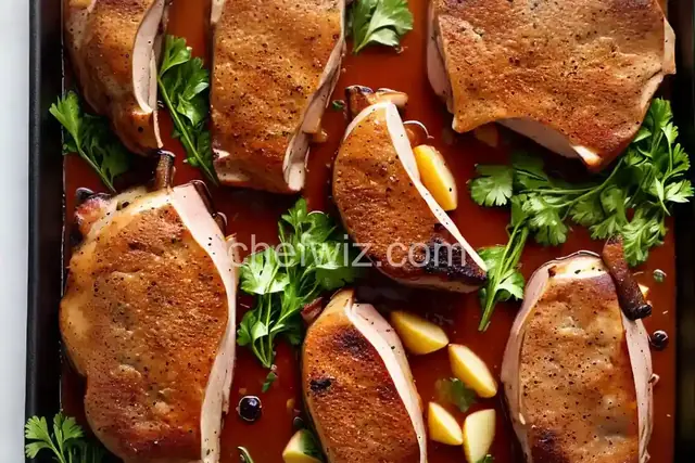 Apple Stuffed Pork Chops